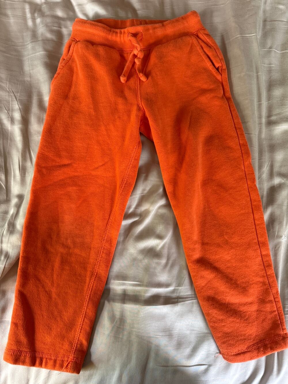 Primary Orange sweatpants size 5